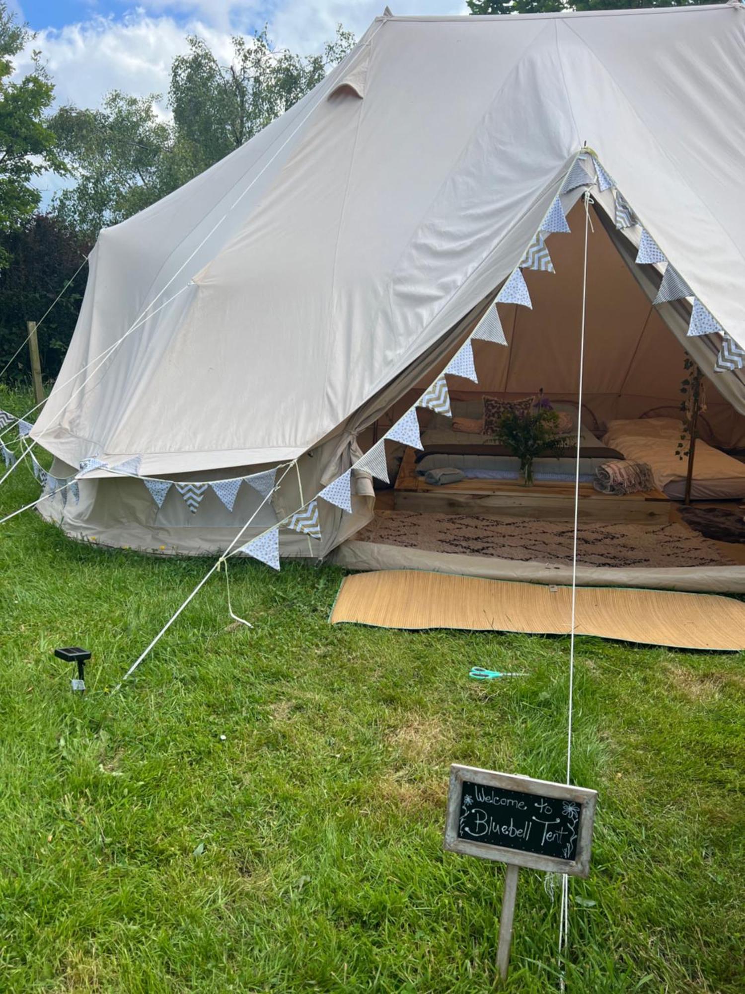 Bluebell Tent At Ballyward Croft Ardkeen Exterior foto