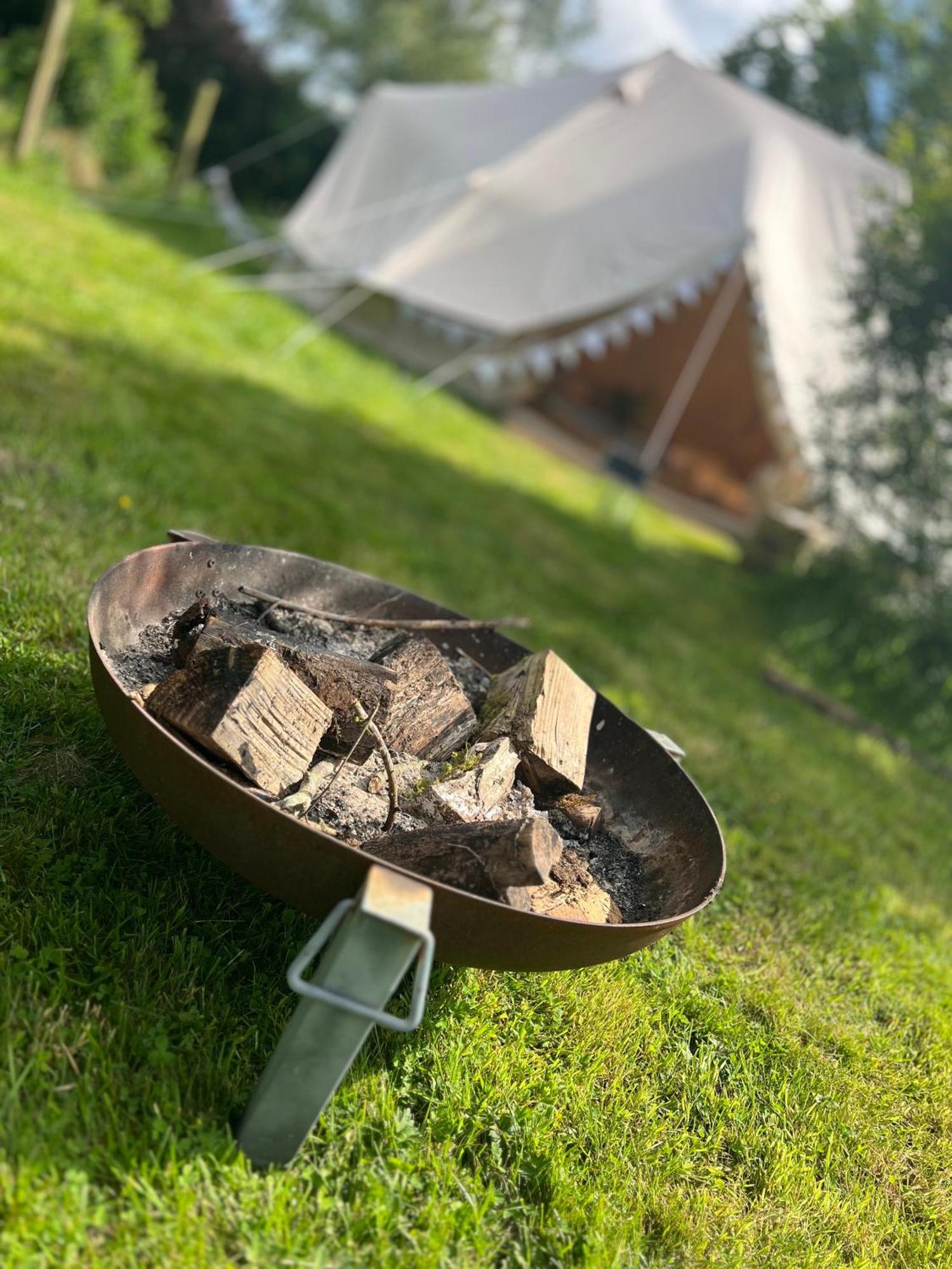 Bluebell Tent At Ballyward Croft Ardkeen Exterior foto