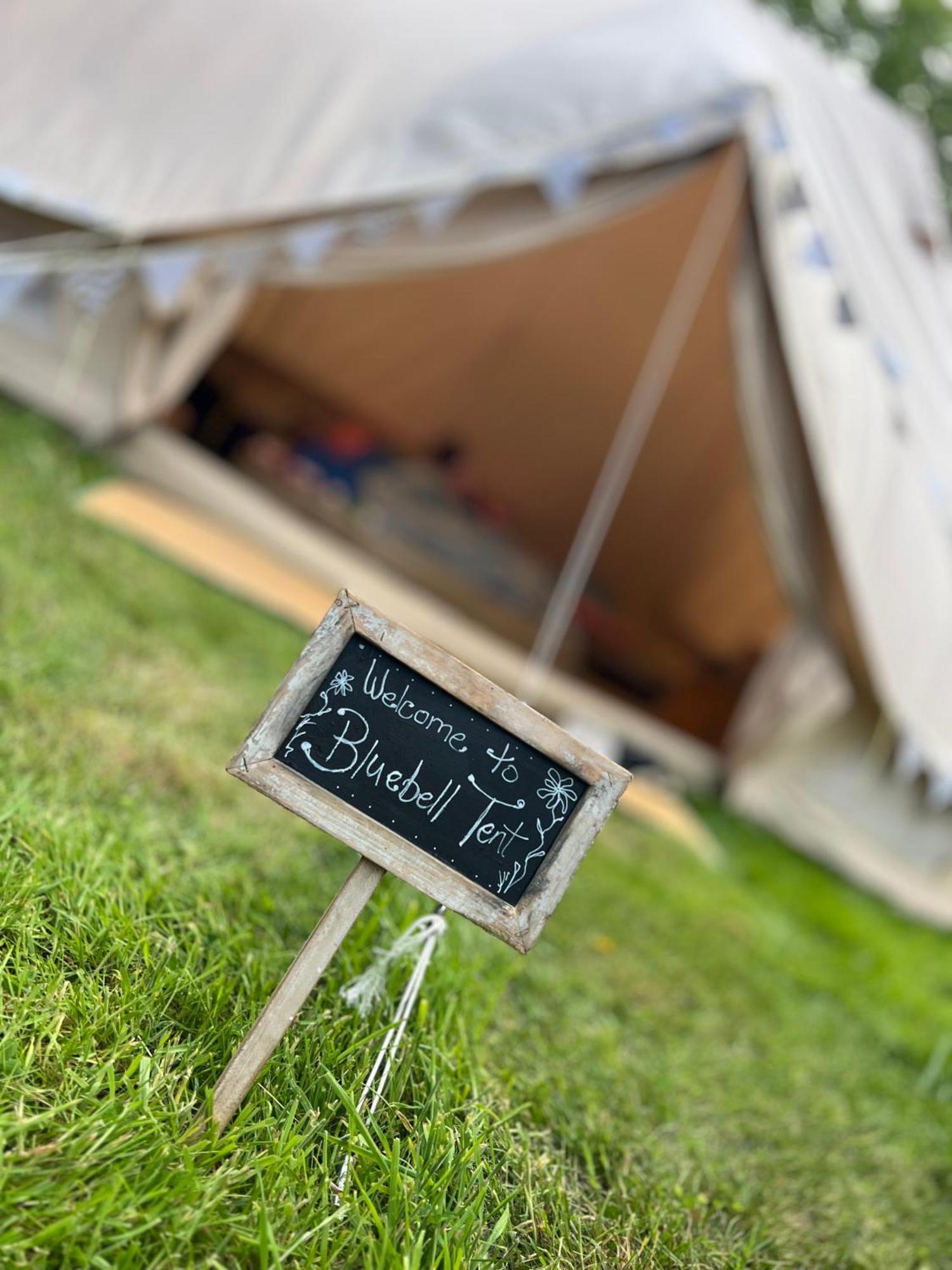 Bluebell Tent At Ballyward Croft Ardkeen Exterior foto